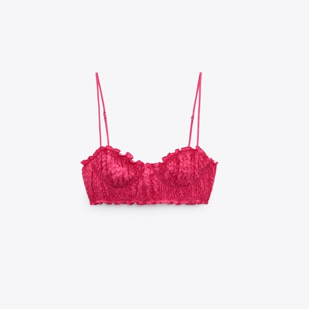 Zara Textured Corset Top